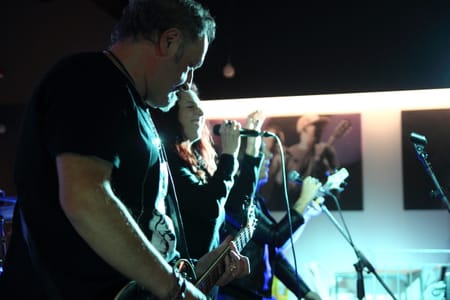 Vito, Anna e Elettra dal lato del palco, photo by Dardy - Music and Food